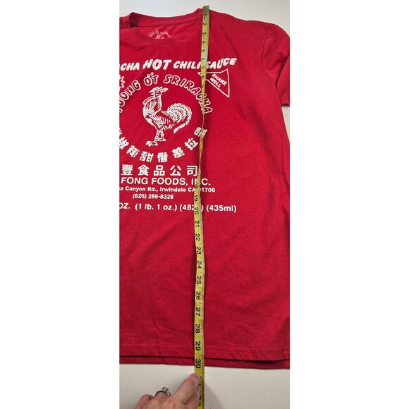 NWT Sriracha hot chili t shirt mens XL Halloween gift idea casual comfort red - Picture 6 of 7